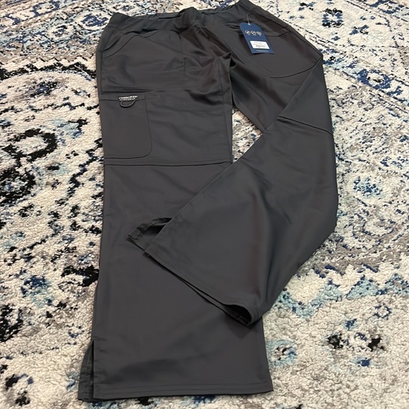 NWT Cherokee Workwear Revolution Scrub Pants Pewter XS - Picture 5 of 11